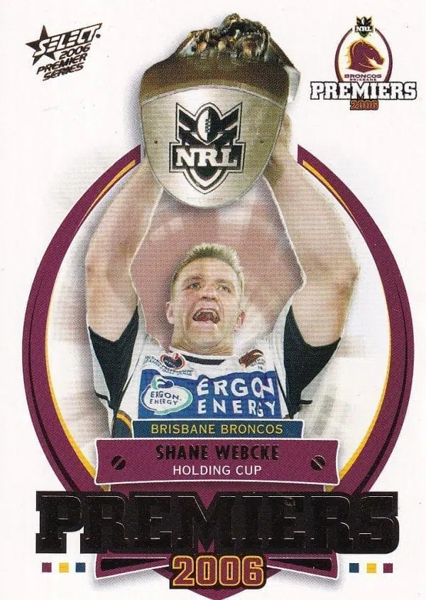 NRL Brisbane Broncos Premiers Limited Edition Card Set (2006) - Image 4