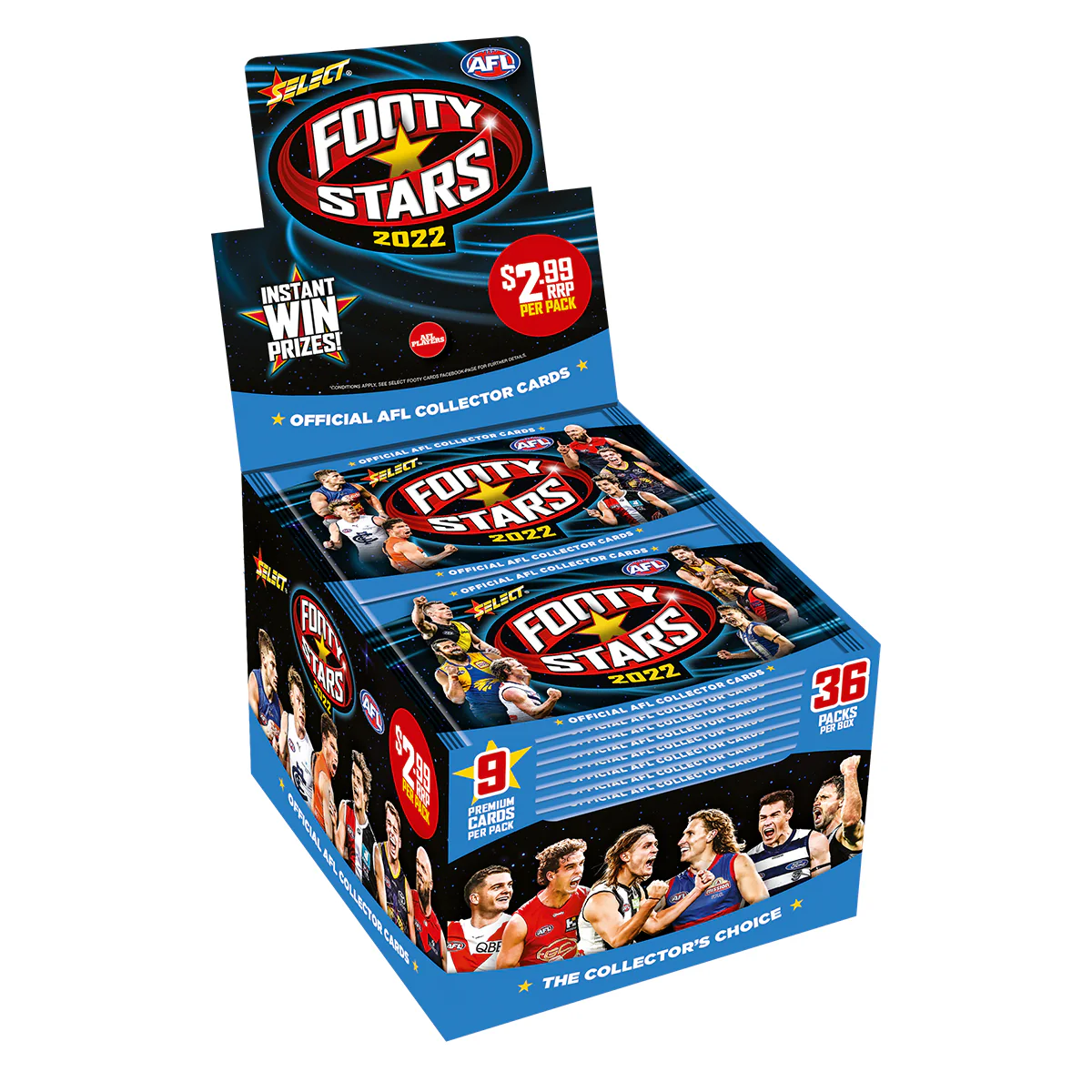2022 AFL Footy Stars Sealed Box (36 Packs)