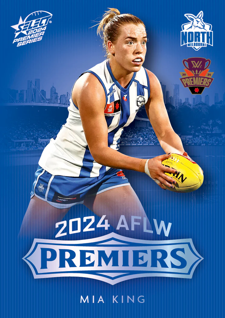 2024 AFLW North Melbourne Platinum Premiers Card Set - Image 10