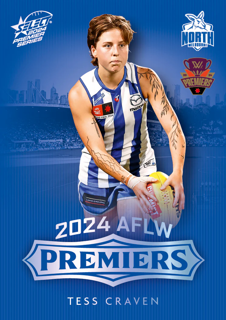 2024 AFLW North Melbourne Platinum Premiers Card Set - Image 21