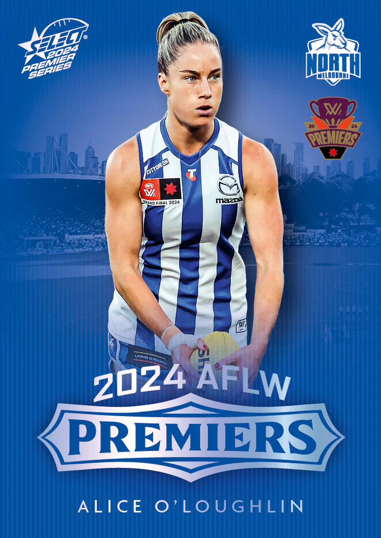 2024 AFLW North Melbourne Platinum Premiers Card Set - Image 22