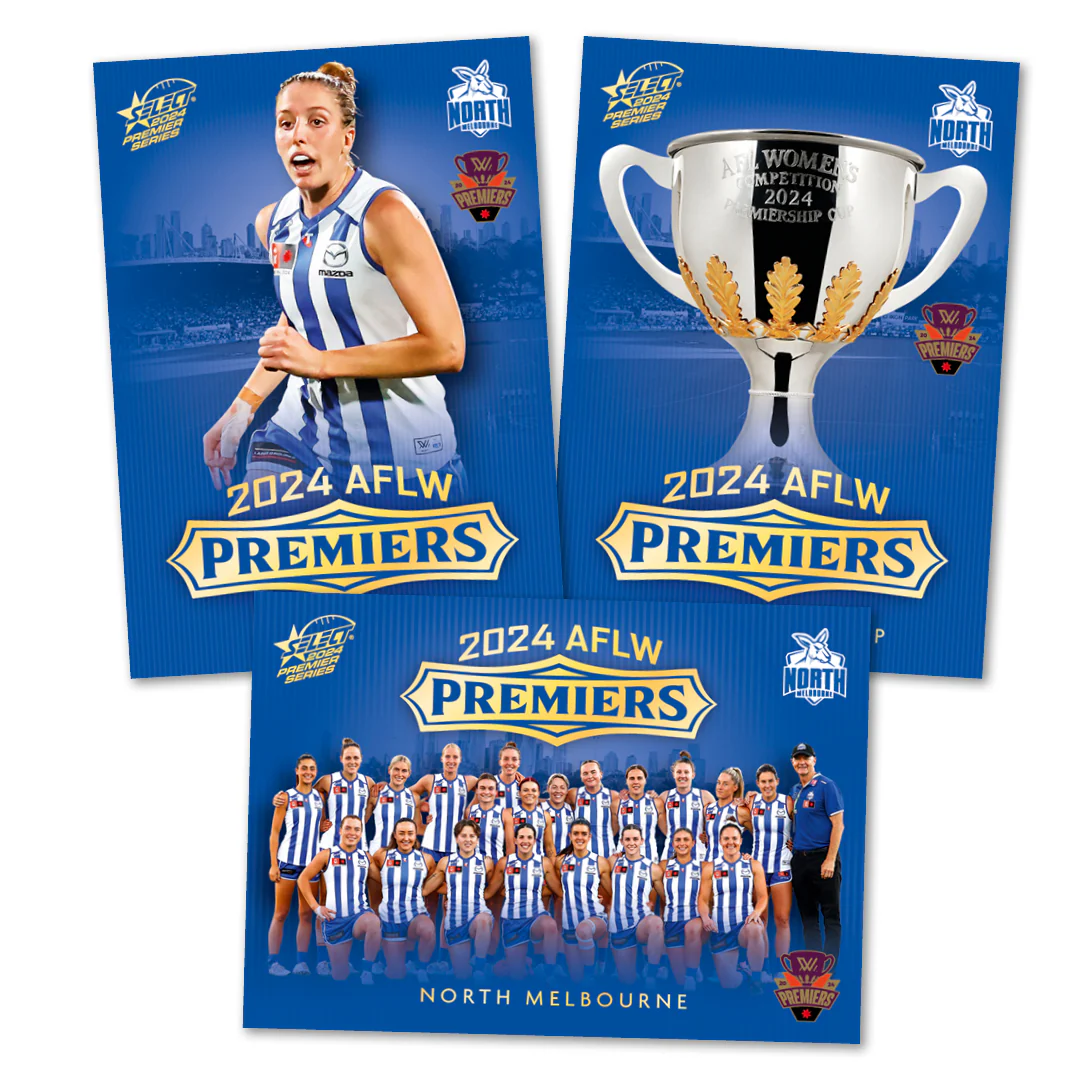 2024 AFLW North Melbourne Premiers Limited Edition Card Set - Image 9