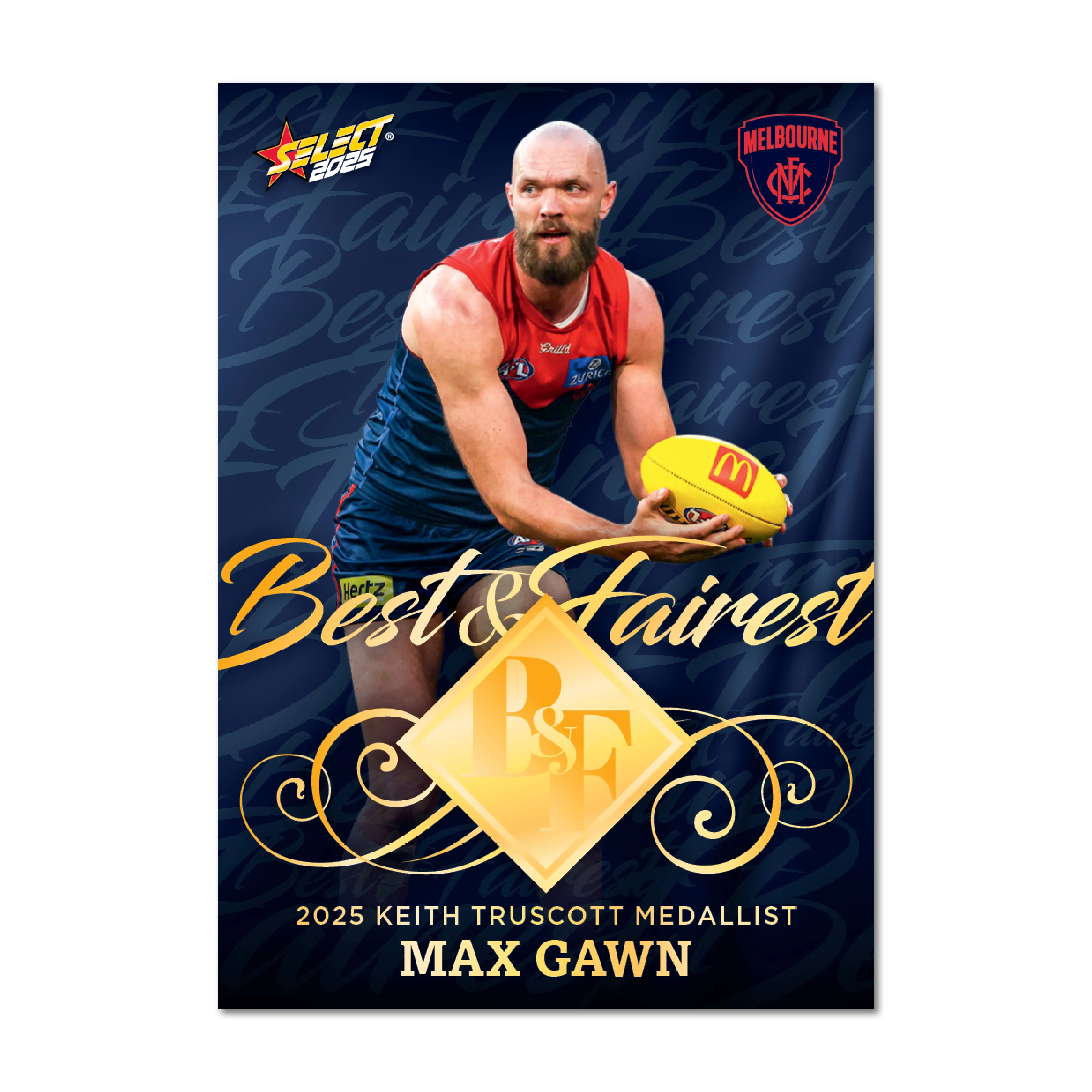 2025 AFL Club Best & Fairest Limited Edition Cards - Image 12