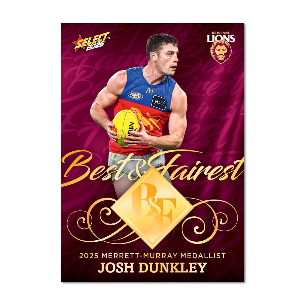 2025 AFL Club Best & Fairest Limited Edition Cards - Image 3