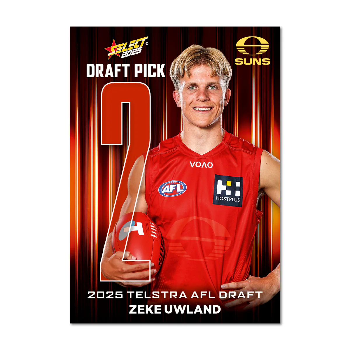 2025 AFL Draft Pick Cards - Image 3