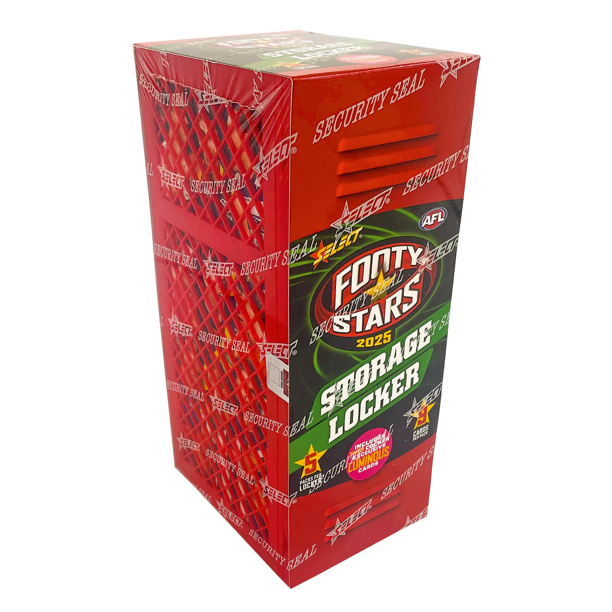 Official AFL Cards Storage Locker + 5 Free Packs