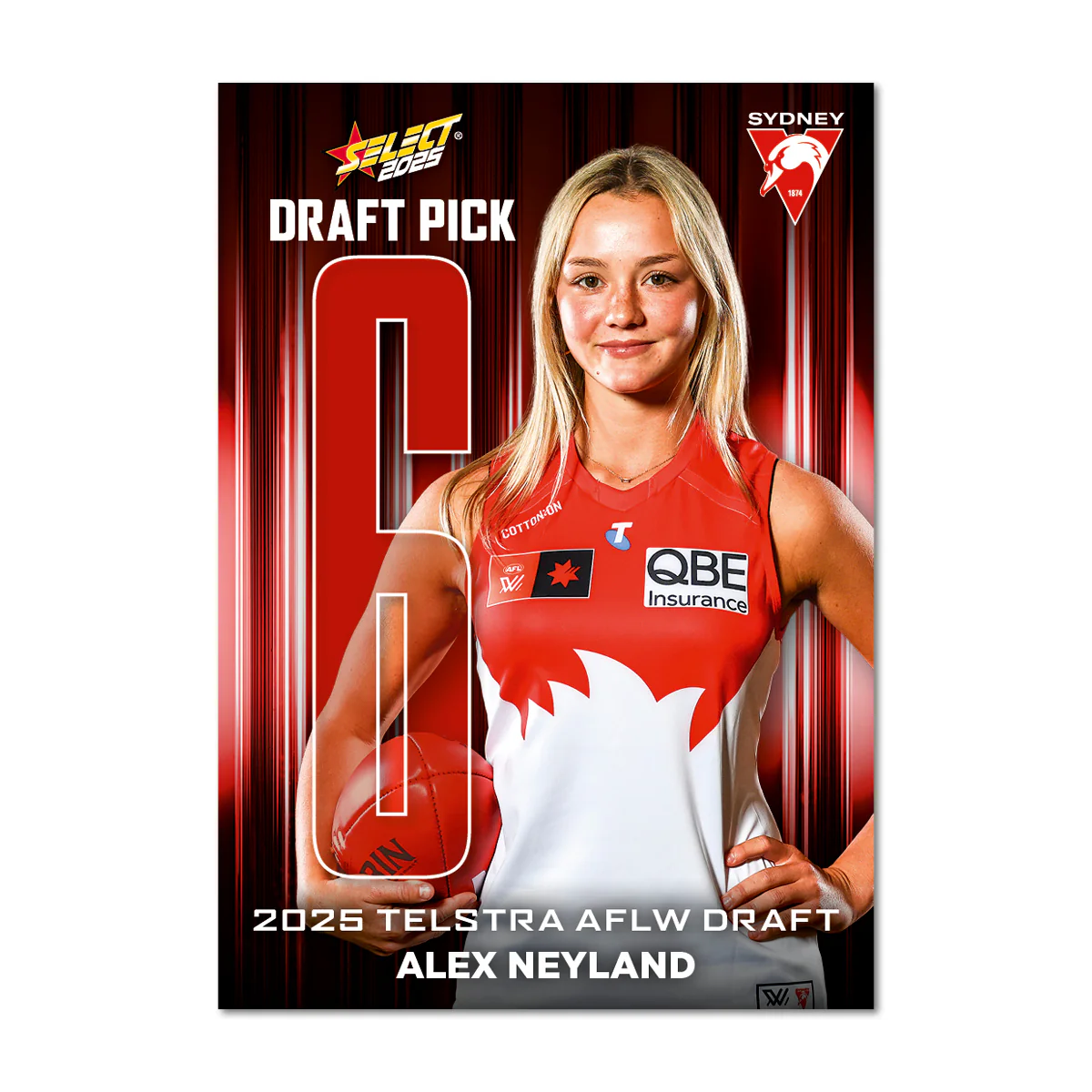 2025 AFLW Draft Pick Cards - Image 7