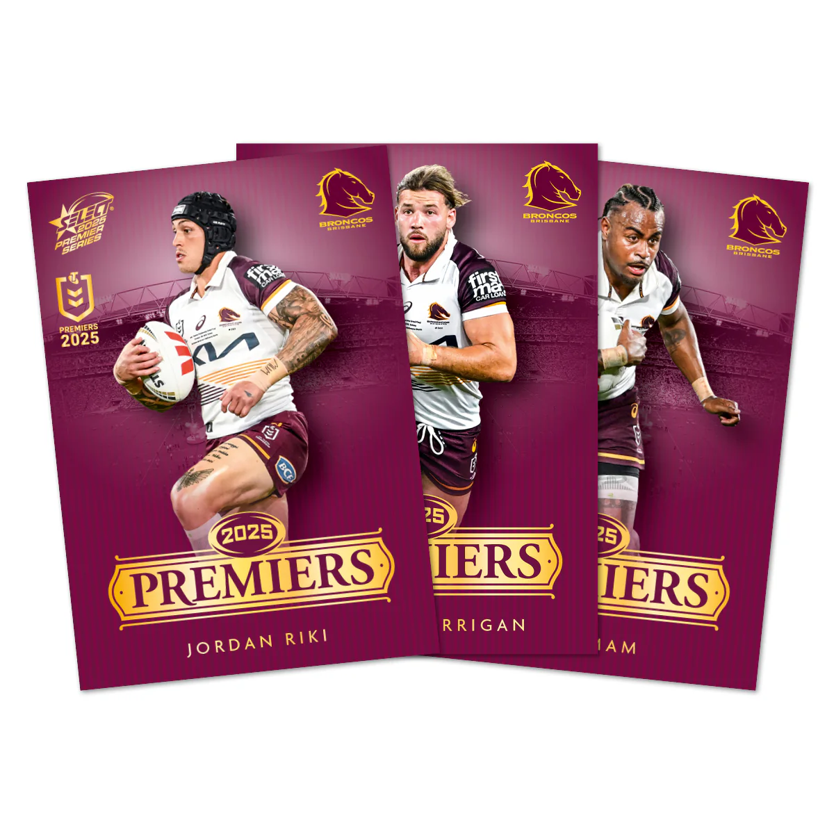 2025 NRL Brisbane Broncos Premiers Limited Edition Card Set - Image 6
