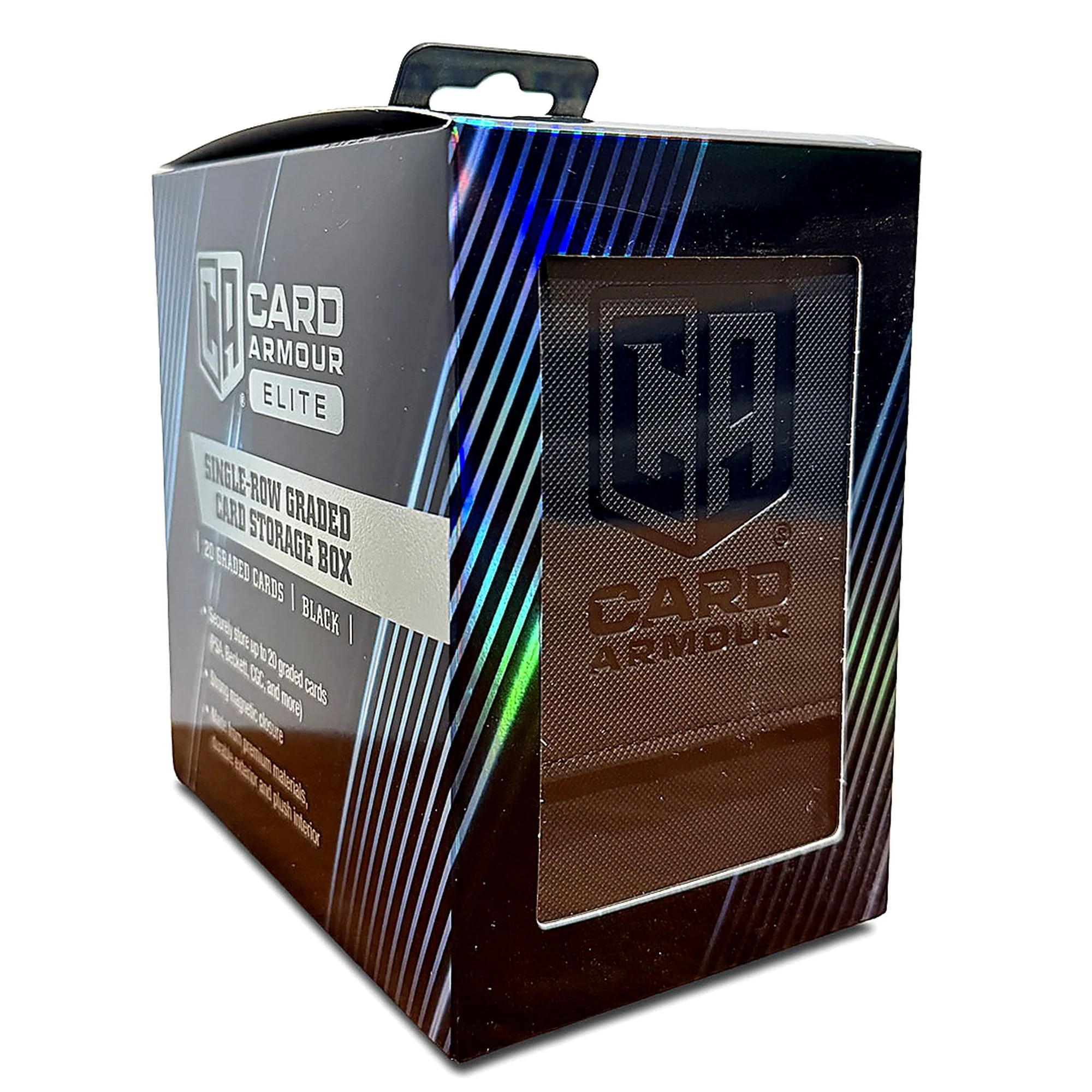 Select Card Armour Elite Premium PSA Graded Card Storage Box (Holds 20 - Black) - Image 3