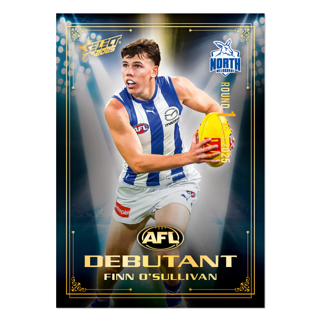 Official AFL 2025 Debutant Collector Cards - Image 14