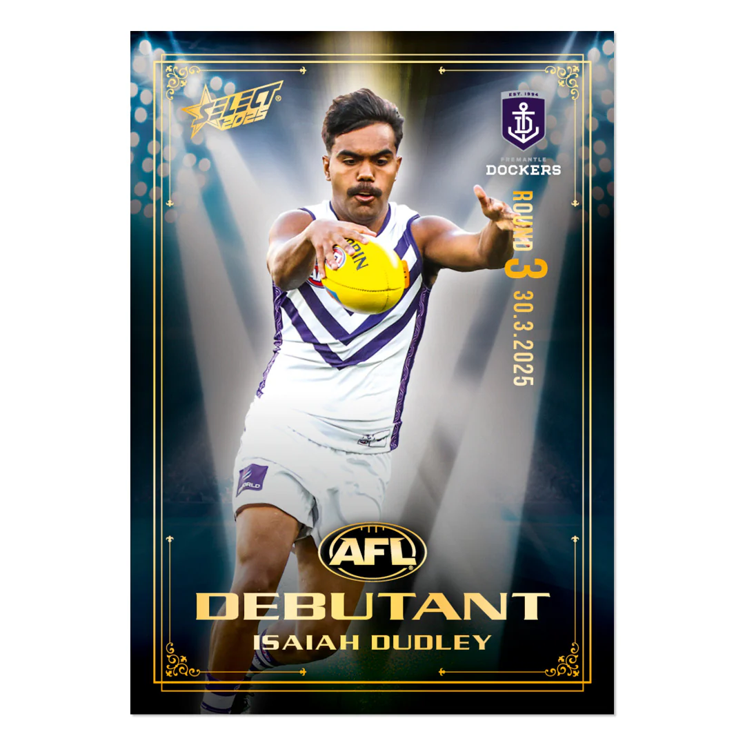 Official AFL 2025 Debutant Collector Cards - Image 36