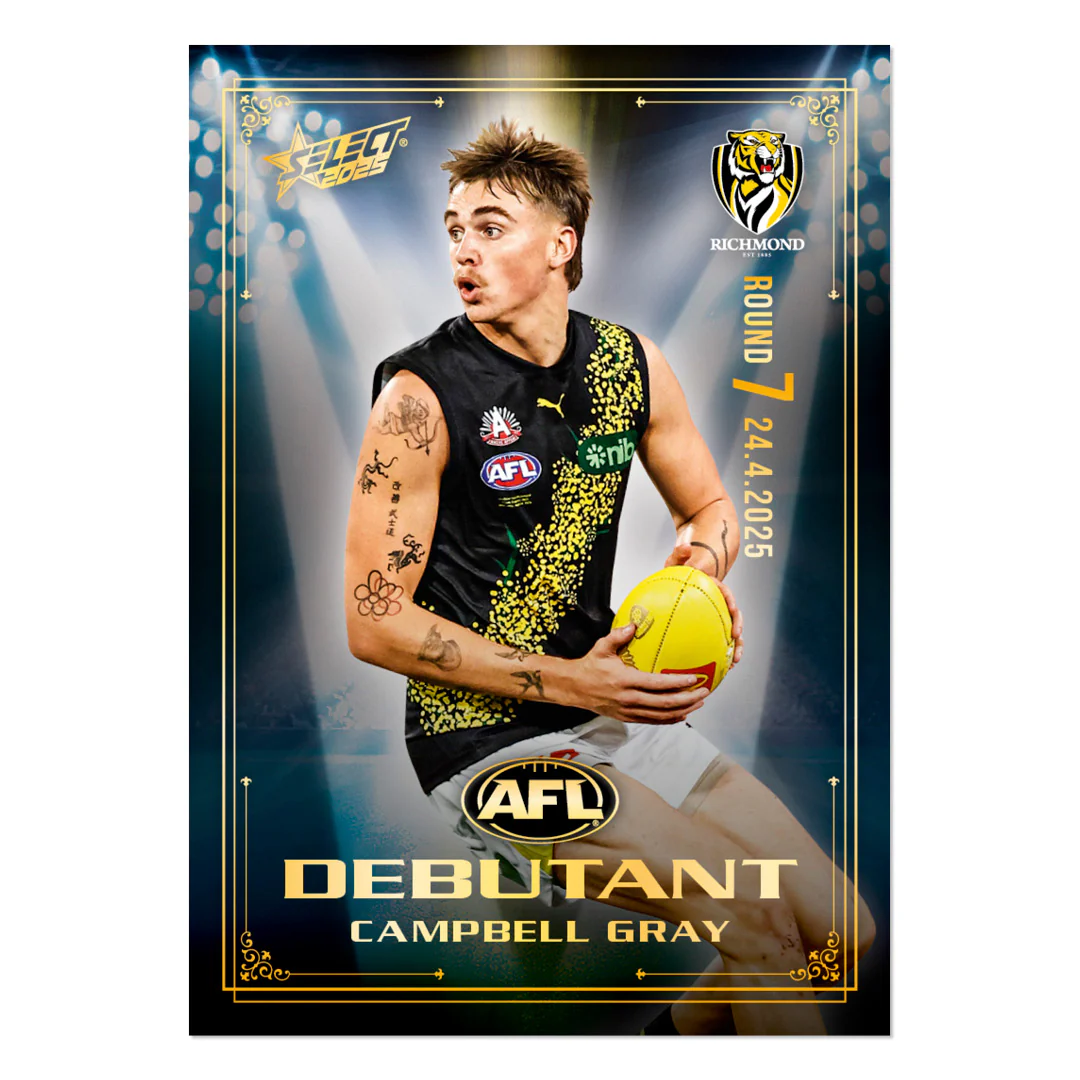 Official AFL 2025 Debutant Collector Cards - Image 49