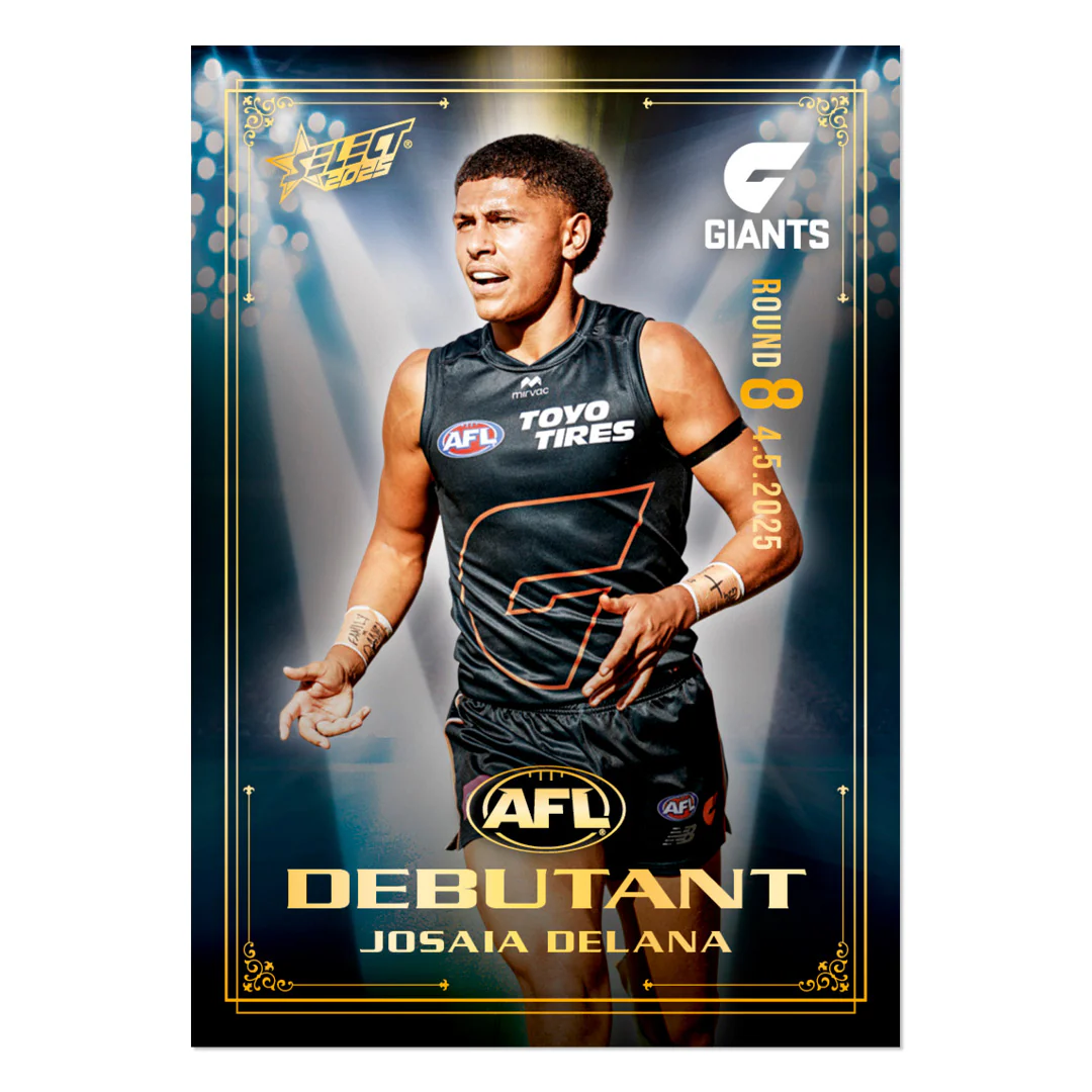 Official AFL 2025 Debutant Collector Cards - Image 55